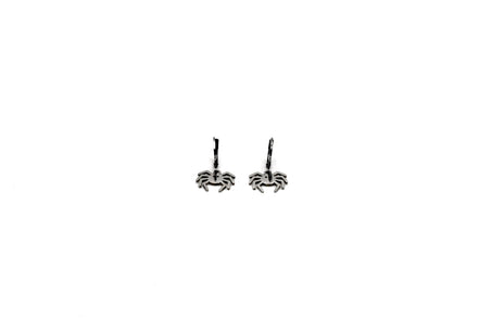 Silver Spider Earrings