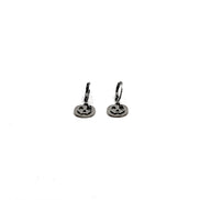 Silver Pumpkin Earrings