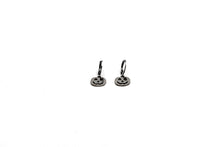 Load image into Gallery viewer, Silver Pumpkin Earrings
