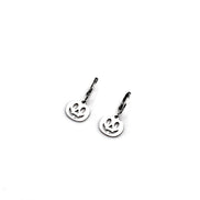 Silver Pumpkin Earrings