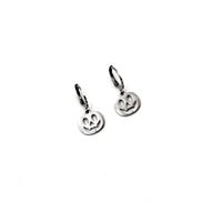 Silver Pumpkin Earrings