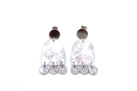 Spider Glitter Earrings