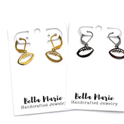 Football Leverback Earrings