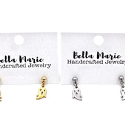 Tiny Ghost Earrings