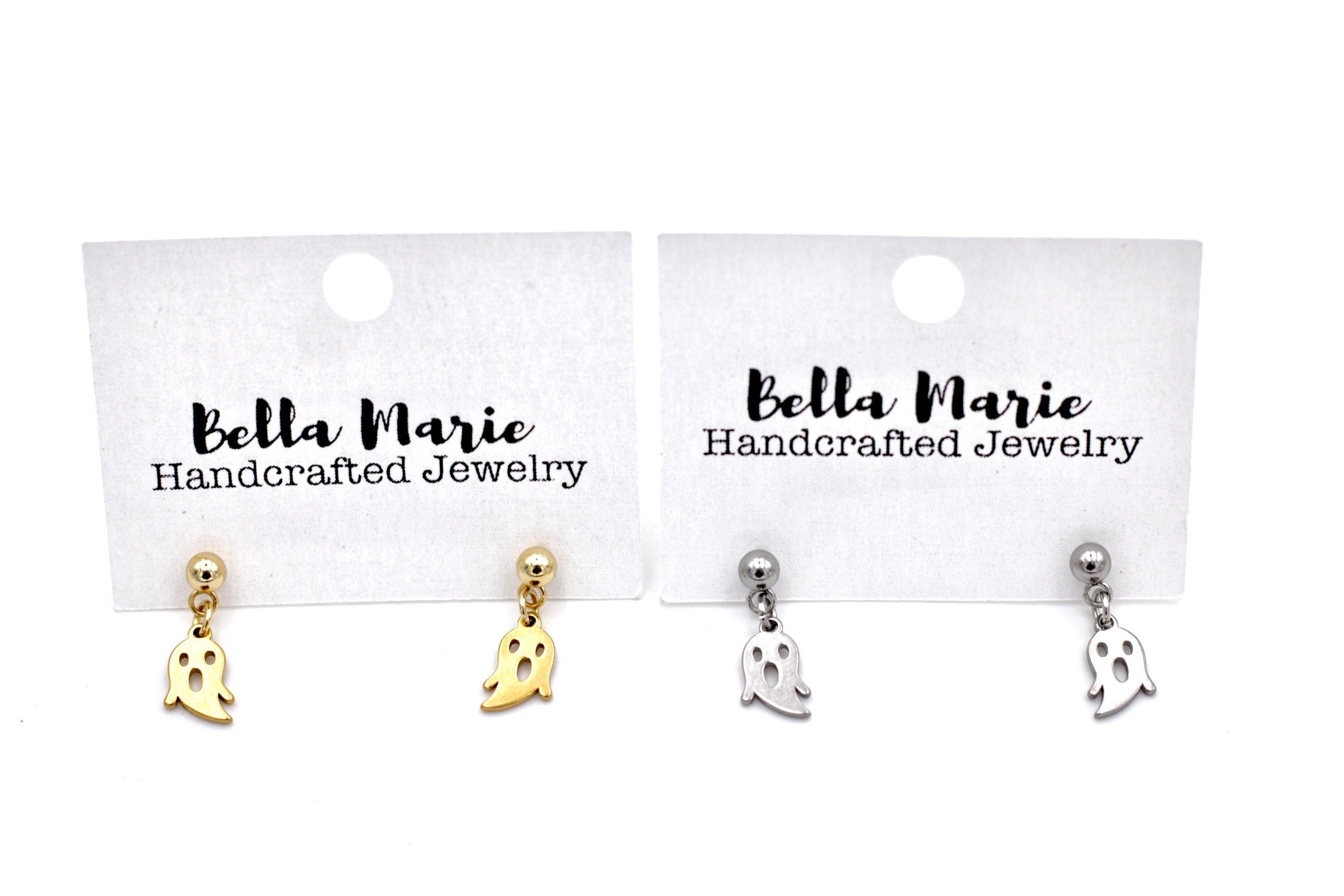 Tiny Ghost Earrings