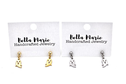 Tiny Ghost Earrings