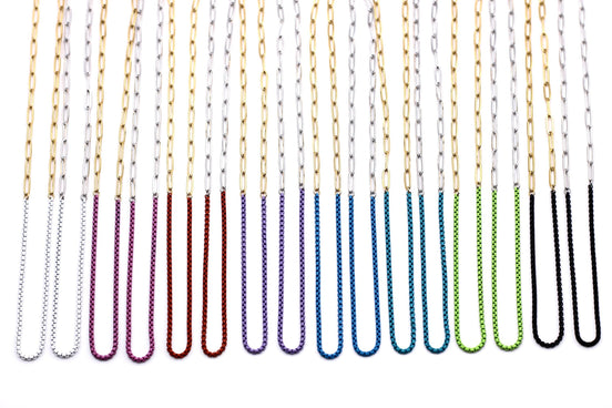 Colorful Enamel Necklace
