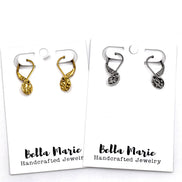 Tiny Leverback Earrings