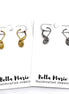 Tiny Leverback Earrings