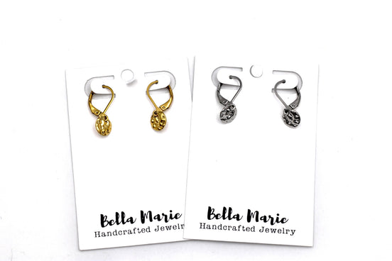 Tiny Leverback Earrings