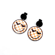 Retro Bat Face Earrings