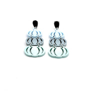 Blue Pumpkin Earrings