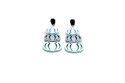 Blue Pumpkin Earrings