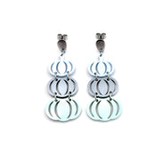 Blue Pumpkin Earrings