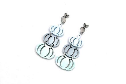Blue Pumpkin Earrings