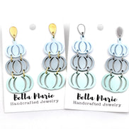 Blue Pumpkin Earrings