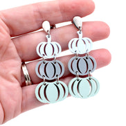 Blue Pumpkin Earrings