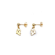 Tiny Ghost Earrings