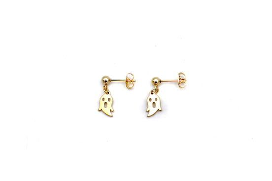 Tiny Ghost Earrings