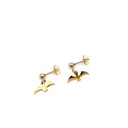 Tiny Bat Earrings
