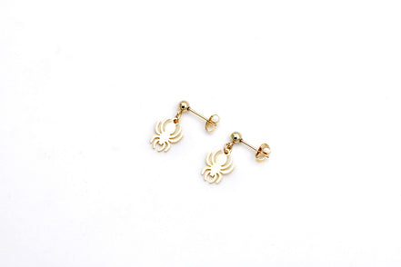 Dainty Spider Earrings