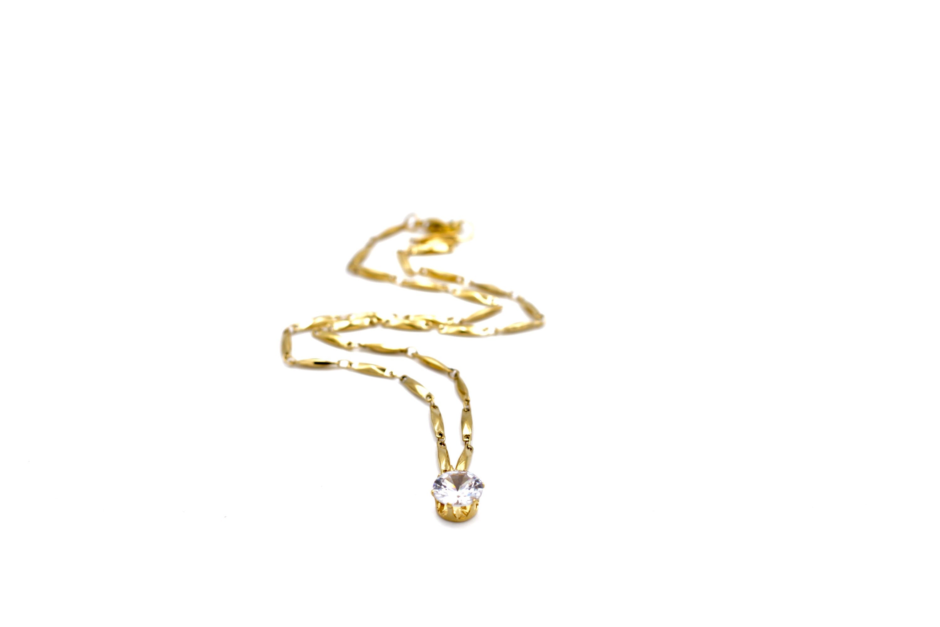 Simple Rhinestone Necklace
