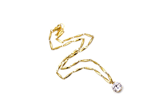 Simple Rhinestone Necklace