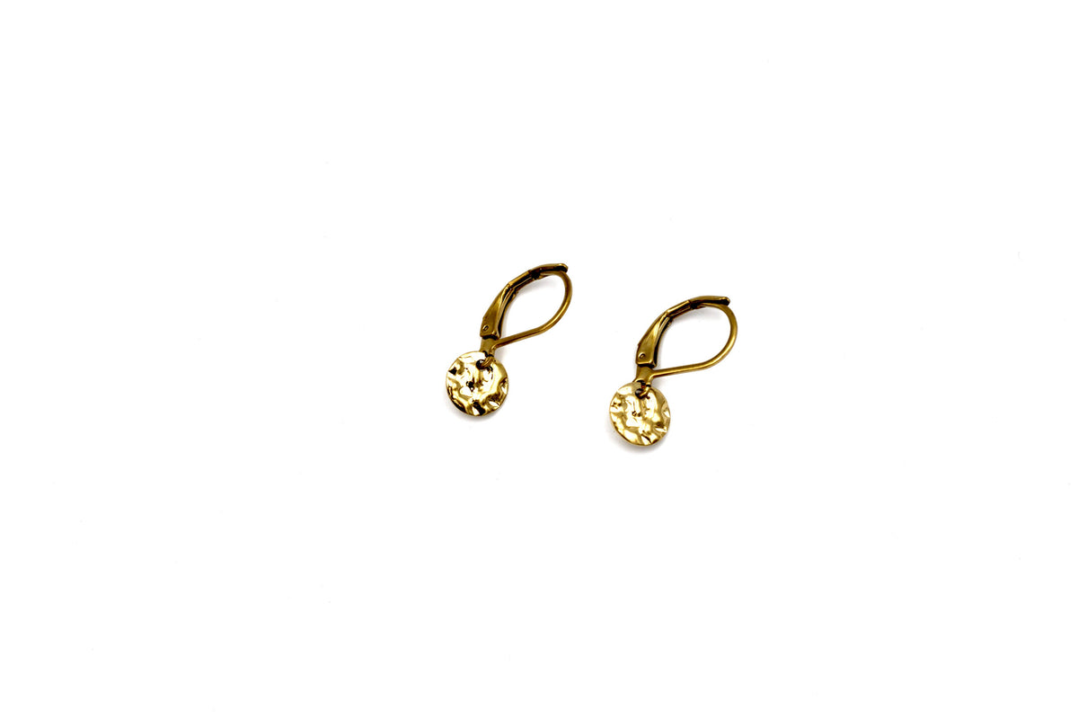Tiny Leverback Earrings