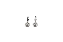 Load image into Gallery viewer, Silver Pumpkin Earrings
