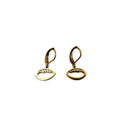 Football Leverback Earrings