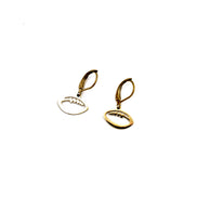 Football Leverback Earrings