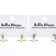 Tiny Bat Earrings