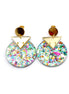 Confetti Glitter Geometric Earrings