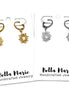 Sun Leverback Earrings