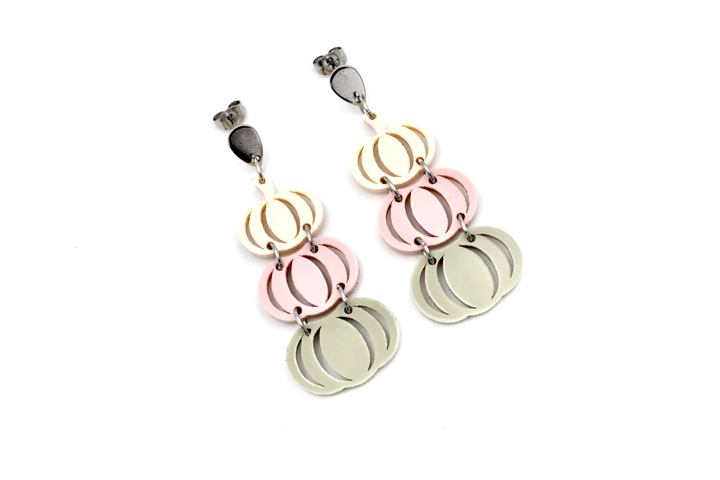 Pink Pumpkin Earrings