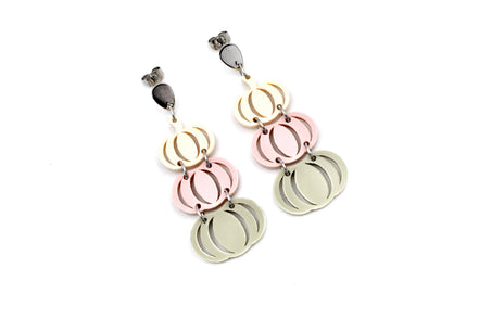 Pink Pumpkin Earrings