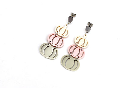 Pink Pumpkin Earrings