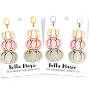 Pink Pumpkin Earrings