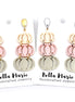 Pink Pumpkin Earrings