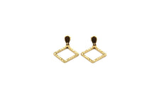 Load image into Gallery viewer, Textured Diamond Earrings
