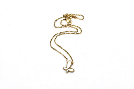 Shell Butterfly Necklace