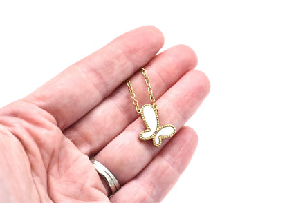 Shell Butterfly Necklace