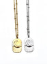 Moon Tag Necklace