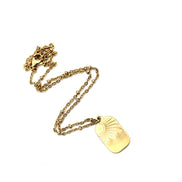Sun Tag Necklace