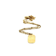 Sun Tag Necklace