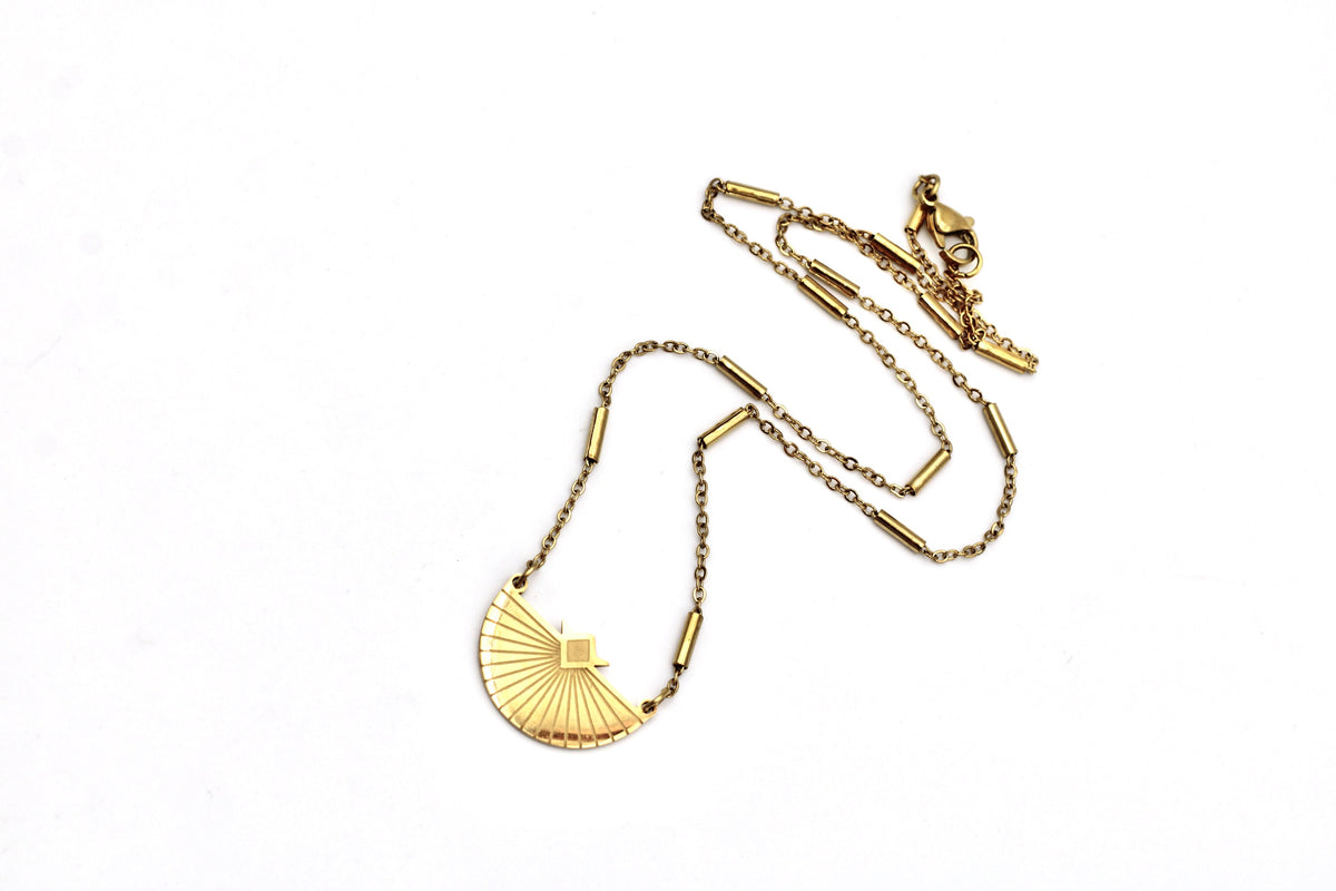 Boho Crescent Necklace