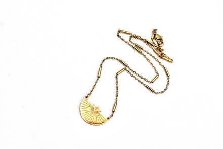 Boho Crescent Necklace
