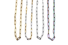 Load image into Gallery viewer, Paperclip Layering Necklaces
