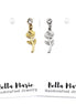 Simple Rose Dangle Earrings