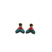 Acrylic Holly Earrings